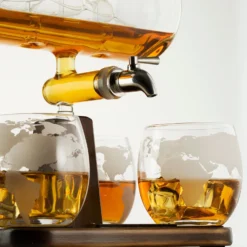 (CANADA ONLY) Antique Ship Decanter Set By The Wine Savant -Refined Spirits Store 019 3 214c4a19 bffd 43cb 9045 609b6fea2bc7