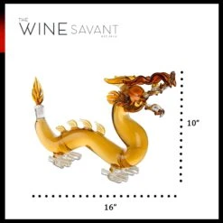 Dragon Drinking Decanter - GOT, I Drink And I Know Things - Whiskey And Wine Decanter Large 10x16" - 100% Lead-Free High Borosilicate Glass, - The Wine Savant Handblown Glass. Movie Night! (600ml) 13 Dragon Drinking Decanter - GOT, I Drink And I Know Things - Whiskey And Wine Decanter Large 10x16" - 100% Lead-Free High Borosilicate Glass, - The Wine Savant Handblown Glass. Movie Night! (600ml) -Refined Spirits Store 031copy5