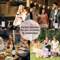 Electric Wine Aerator Dispenser - Portable Premium Wine Accessory For Red & White Wines, Touch Activated Aeration For Wine And Spirit - Beginner And Enthusiast - Spout Pourer - Wine Gifts 14 Electric Wine Aerator Dispenser - Portable Premium Wine Accessory For Red & White Wines, Touch Activated Aeration For Wine And Spirit - Beginner And Enthusiast - Spout Pourer - Wine Gifts -Refined Spirits Store 06anyoccasionblack 1