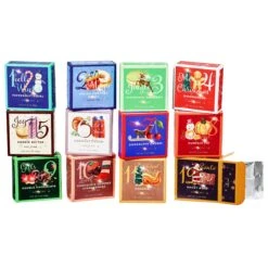 Kiri & Sons 12 Days Of Christmas Hot Chocolate Gift Set, Gourmet Cocoa, Large Gift Set Delicious Holiday Flavors Gingerbread Including Rocky Road, Peppermint Swirl, Cookie Butter, Pumpkin Pie & More -Refined Spirits Store 12daysofchristmashotchocolategiftset2 2