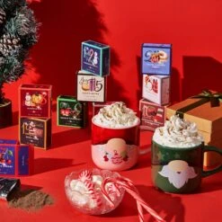 Kiri & Sons 12 Days Of Christmas Hot Chocolate Gift Set, Gourmet Cocoa, Large Gift Set Delicious Holiday Flavors Gingerbread Including Rocky Road, Peppermint Swirl, Cookie Butter, Pumpkin Pie & More -Refined Spirits Store 12daysofchristmashotchocolategiftset3 2