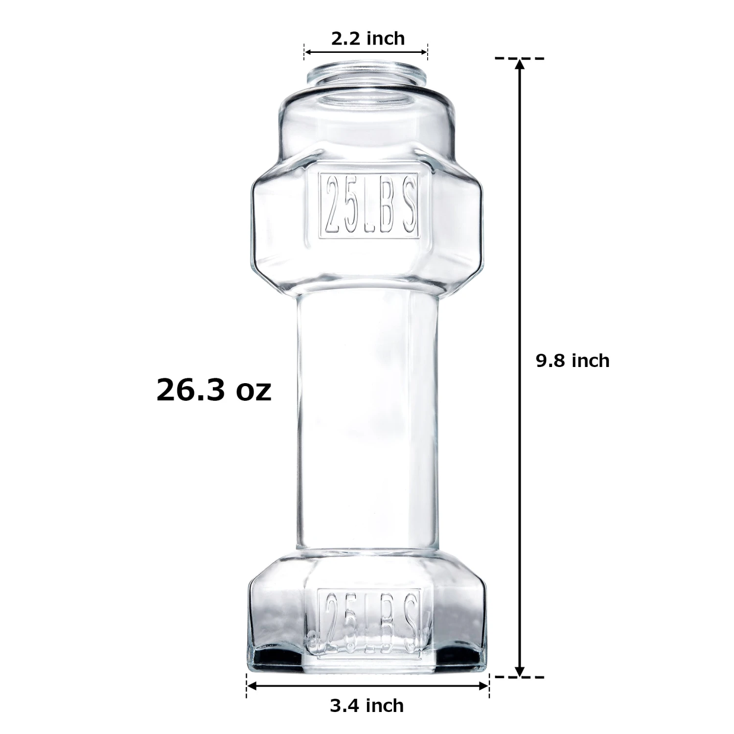 The Wine Savant SINGLE Set, Dumbbell Beer & Whiskey Glasses, Giant Lifting Beers 26oz Glass | Large Weightlifting To Scale Funny Beer Mug | For Men & Women Cool Beer Glasses Perfect, Gifts For Dad 4 The Wine Savant SINGLE Set, Dumbbell Beer & Whiskey Glasses, Giant Lifting Beers 26oz Glass | Large Weightlifting To Scale Funny Beer Mug | For Men & Women Cool Beer Glasses Perfect, Gifts For Dad - Image 4