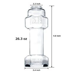 The Wine Savant 2-Set, Dumbbell Beer & Whiskey Glasses, Giant Lifting Beers 26oz Glass | Large Weightlifting To Scale Funny Beer Mug | For Men & Women Cool Beer Glasses Perfect, Gifts For Dad -Refined Spirits Store 15 7 1 f1289811 a1bd 45b9 a977 66b1324cf9e3