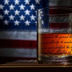 Whiskey Glasses – United States Constitution - Wood American Flag Tray & Set Of 4 We The People 10oz America Glassware, Old Fashioned Rocks Glass, Freedom Of Speech Law Gift Set US Patriotic 8 Whiskey Glasses – United States Constitution - Wood American Flag Tray & Set Of 4 We The People 10oz America Glassware, Old Fashioned Rocks Glass, Freedom Of Speech Law Gift Set US Patriotic -Refined Spirits Store 2023 02 01 A AEa 0098 2