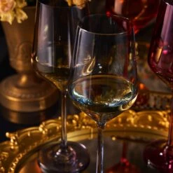 Colored Wine Glass Set, Large 12 Oz Glasses Set Of 6, Unique Italian Style Tall Stemmed For White& Red Wine, Water, Margarita Glasses, Color Tumbler, Gifts, Viral Beautiful Glassware - Dinner Party 19 Colored Wine Glass Set, Large 12 Oz Glasses Set Of 6, Unique Italian Style Tall Stemmed For White& Red Wine, Water, Margarita Glasses, Color Tumbler, Gifts, Viral Beautiful Glassware - Dinner Party -Refined Spirits Store 2023 02 01 A AEa 0290 1 1
