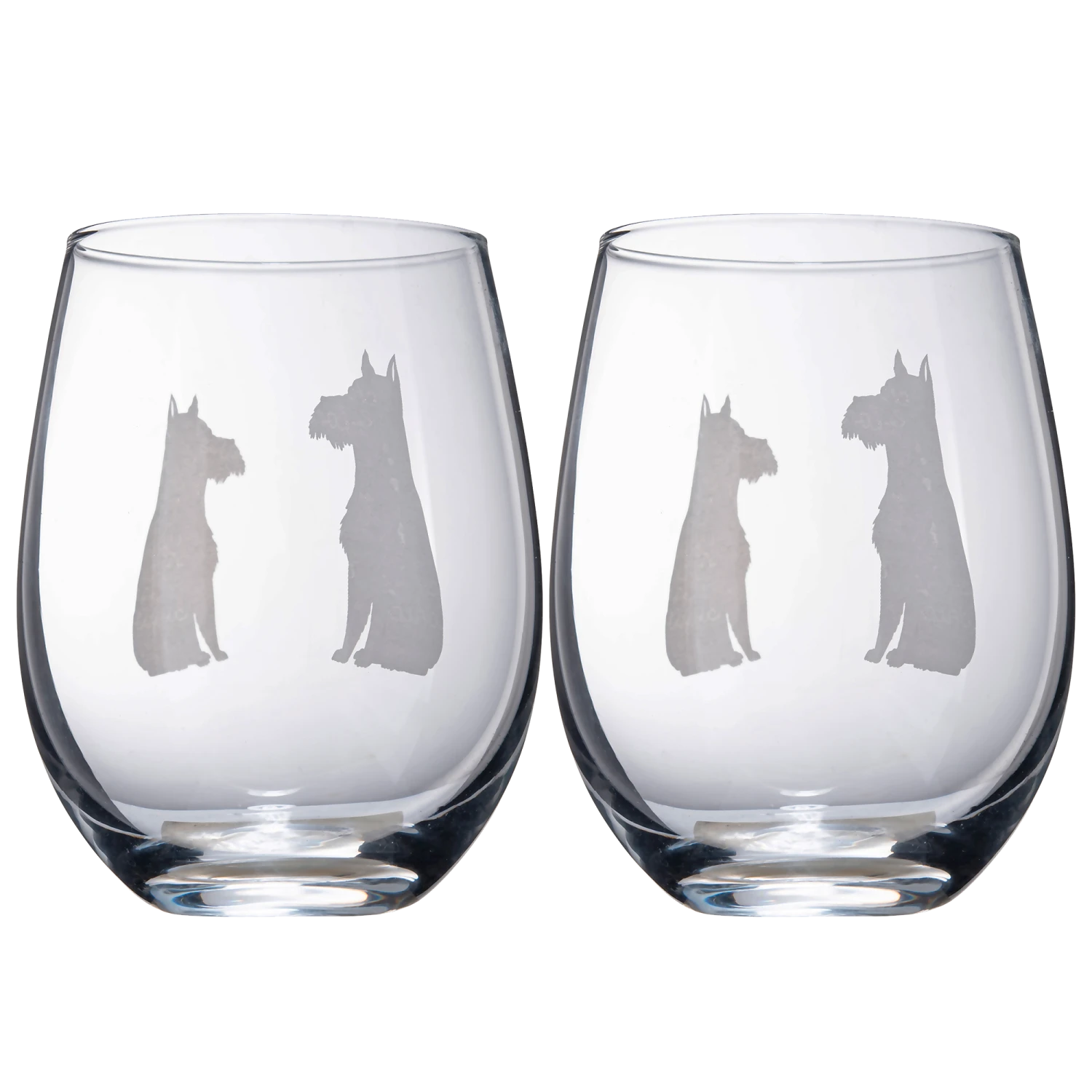 Set Of 2 Dog Stemless Schnauzer Wine Glasses By The Wine Savant - Puppy & Doggy Lover For Him And Her Dogs Silhouette - Glass Gifts Etched Tumblers For Anniversary, Wedding, Bar Gifts Schnauzer Snout 1 Set Of 2 Dog Stemless Schnauzer Wine Glasses By The Wine Savant - Puppy & Doggy Lover For Him And Her Dogs Silhouette - Glass Gifts Etched Tumblers For Anniversary, Wedding, Bar Gifts Schnauzer Snout