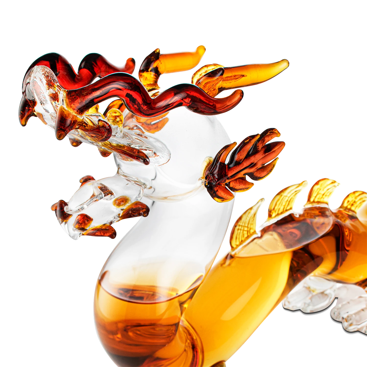 Dragon Drinking Decanter - GOT, I Drink And I Know Things - Whiskey And Wine Decanter Large 10x16" - 100% Lead-Free High Borosilicate Glass, - The Wine Savant Handblown Glass. Movie Night! (600ml) 2 Dragon Drinking Decanter - GOT, I Drink And I Know Things - Whiskey And Wine Decanter Large 10x16" - 100% Lead-Free High Borosilicate Glass, - The Wine Savant Handblown Glass. Movie Night! (600ml) - Image 2