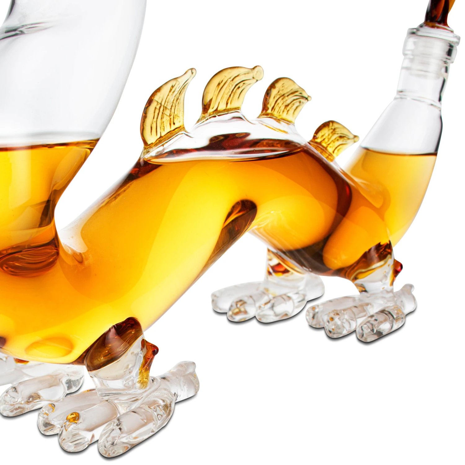 Dragon Drinking Decanter - GOT, I Drink And I Know Things - Whiskey And Wine Decanter Large 10x16" - 100% Lead-Free High Borosilicate Glass, - The Wine Savant Handblown Glass. Movie Night! (600ml) 4 Dragon Drinking Decanter - GOT, I Drink And I Know Things - Whiskey And Wine Decanter Large 10x16" - 100% Lead-Free High Borosilicate Glass, - The Wine Savant Handblown Glass. Movie Night! (600ml) - Image 4