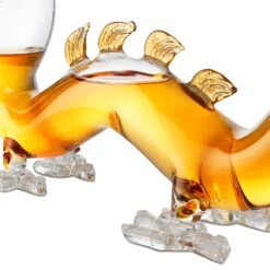 Dragon Drinking Decanter - GOT, I Drink And I Know Things - Whiskey And Wine Decanter Large 10x16" - 100% Lead-Free High Borosilicate Glass, - The Wine Savant Handblown Glass. Movie Night! (600ml) 12 Dragon Drinking Decanter - GOT, I Drink And I Know Things - Whiskey And Wine Decanter Large 10x16" - 100% Lead-Free High Borosilicate Glass, - The Wine Savant Handblown Glass. Movie Night! (600ml) -Refined Spirits Store 265copy