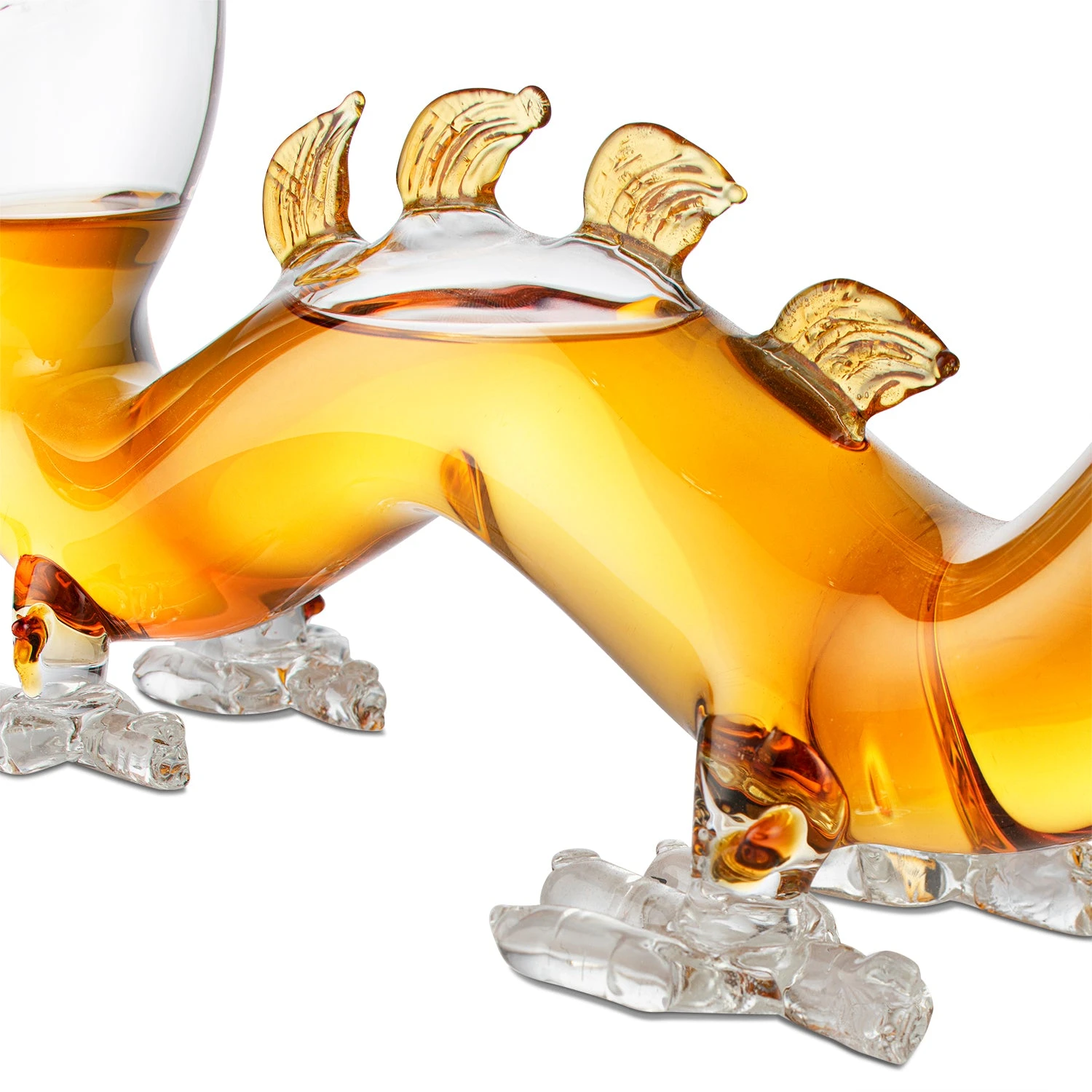 Dragon Drinking Decanter - GOT, I Drink And I Know Things - Whiskey And Wine Decanter Large 10x16" - 100% Lead-Free High Borosilicate Glass, - The Wine Savant Handblown Glass. Movie Night! (600ml) 6 Dragon Drinking Decanter - GOT, I Drink And I Know Things - Whiskey And Wine Decanter Large 10x16" - 100% Lead-Free High Borosilicate Glass, - The Wine Savant Handblown Glass. Movie Night! (600ml) - Image 6