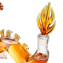Dragon Drinking Decanter - GOT, I Drink And I Know Things - Whiskey And Wine Decanter Large 10x16" - 100% Lead-Free High Borosilicate Glass, - The Wine Savant Handblown Glass. Movie Night! (600ml) 11 Dragon Drinking Decanter - GOT, I Drink And I Know Things - Whiskey And Wine Decanter Large 10x16" - 100% Lead-Free High Borosilicate Glass, - The Wine Savant Handblown Glass. Movie Night! (600ml) -Refined Spirits Store 266