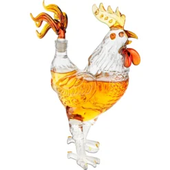 Cock - Chicken Decanter 500ml Whiskey And Wine Decanter - By The Wine Savant, Rooster Glass Decanter For Whiskey, Scotch, Spirits, Wine Or Vodka For Whiskey Lovers 10 Cock - Chicken Decanter 500ml Whiskey And Wine Decanter - By The Wine Savant, Rooster Glass Decanter For Whiskey, Scotch, Spirits, Wine Or Vodka For Whiskey Lovers -Refined Spirits Store 267