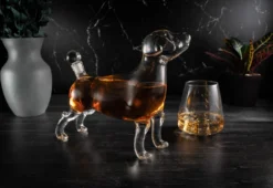 Dog Animal Wine & Whiskey Decanter The Wine Savant - Beautiful Profile Of A Labrador Dog 500ml - Whiskey, Wine Scotch Or Liquor Decanter -Refined Spirits Store 3 DogDecanter 2 scaled