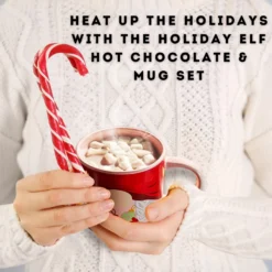 Mug With Hot Cocoa Mix & Marshmallows - Delicious Double Hot Chocolate Mix Filled With Marshmallow - Kids Fun Gift Holiday Santa Elves Christmas, Ceramic Childrens Eggnog Festive Gifts, Red Elf Mug 11 Mug With Hot Cocoa Mix & Marshmallows - Delicious Double Hot Chocolate Mix Filled With Marshmallow - Kids Fun Gift Holiday Santa Elves Christmas, Ceramic Childrens Eggnog Festive Gifts, Red Elf Mug -Refined Spirits Store 3 37