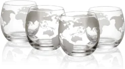 (CANADA ONLY) Etched World Decanter Car Whiskey Globe With 4 World Map Glasses 5 (CANADA ONLY) Etched World Decanter Car Whiskey Globe With 4 World Map Glasses -Refined Spirits Store 3 3d31b7c9 899f 460d b51c 98d23d13f915