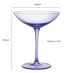 Lavender Champagne Coupes 12oz Set Of 6 By The Wine Savant - Colored Champagne Glasses, Prosecco, Mimosa Glasses Set, Cocktail Glass Set, Bar Glassware Bachelorette Anniversary Gifts -Refined Spirits Store 3 856f7880 5657 456d a56f 7543775008a1