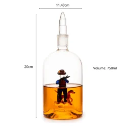 Wine & Whiskey Decanter, Hunting Gifts, Hunter With Dog - 750ml Decanter Bourbon Scotch Unique Gift For Him - Gamebirds Game - Hunter's Cowboy Decanter, Western Style Decanter, Gift Glassware 13 Wine & Whiskey Decanter, Hunting Gifts, Hunter With Dog - 750ml Decanter Bourbon Scotch Unique Gift For Him - Gamebirds Game - Hunter's Cowboy Decanter, Western Style Decanter, Gift Glassware -Refined Spirits Store 4