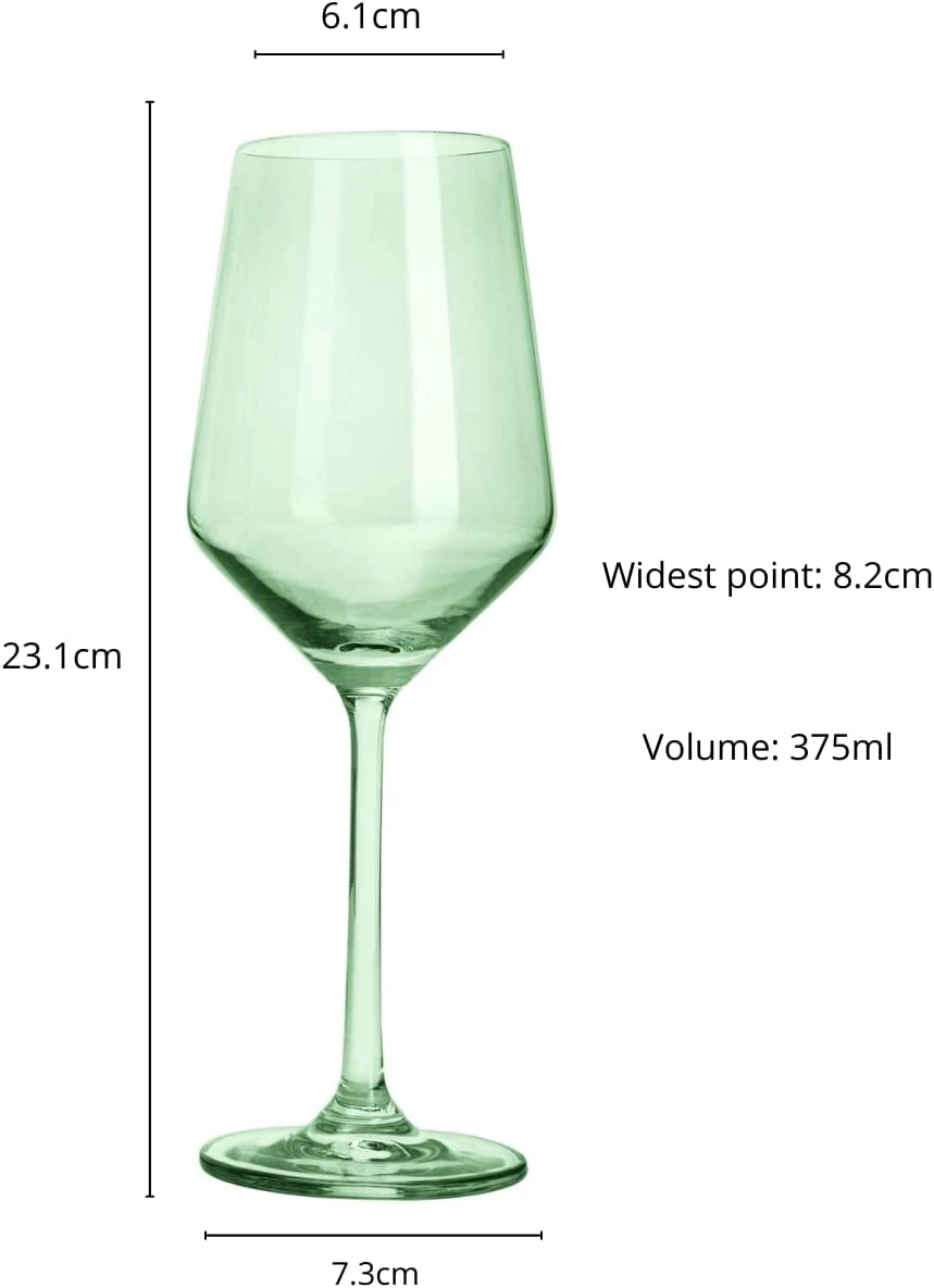Green Colored Wine Glass Set, 12oz Glasses Set Of 6 - Wedding Mint Green, Gift, Baby Shower Gender Reveal Decor Baby Unique Italian Style Tall Stemmed For White & Red Wine Elegant Glassware Color 6 Green Colored Wine Glass Set, 12oz Glasses Set Of 6 - Wedding Mint Green, Gift, Baby Shower Gender Reveal Decor Baby Unique Italian Style Tall Stemmed For White & Red Wine Elegant Glassware Color - Image 6