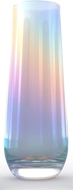 Iridescent Luster Pearl Radiance Set Of 4 Wine Glasses 10oz - Radiant And Nostalgic Large Red Or White Wine Glass, Entertaining An Ethereal Experience -Refined Spirits Store 41xACD00ajL. AC SL1237