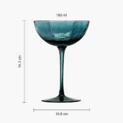 Khen Cocktail, Martini & Champagne Luxury Angled Coupe Glasses 6 Oz | Set Of 4 | Muted Colored 11 Khen Cocktail, Martini & Champagne Luxury Angled Coupe Glasses 6 Oz | Set Of 4 | Muted Colored -Refined Spirits Store 51G1 D1c DL. AC SL1500