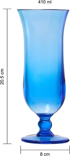 Unbreakable Color Hurricane Glasses | Set Of 6 | 100% Tritan Drinkware, 14 Oz Acrylic Dishwasher Safe Shatterproof BPA-free Plastic, Reusable Pina Colada, Cocktail Margarita Tropical Party Drinkware -Refined Spirits Store 51KIzm1Oq5L. AC SX679