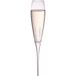 The Wine Savant Parisian Performance Glassware French Paris Collection Crystal Pink Glasses, Red & White Wines For Weddings Present Everyday Beautiful Gift Anniversary (Champagne) -Refined Spirits Store 51KdzQ5xJML. AC SL1500