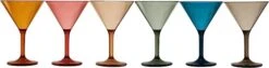 Unbreakable Pastel Color Acrylic Martini Glasses | Set Of 6 | European Style Cocktail Cups 100% Tritan Drinkware, 5 Oz Dishwasher Safe BPA-free Plastic, For Wedding, Poolside Indoors & Outdoors 14 Unbreakable Pastel Color Acrylic Martini Glasses | Set Of 6 | European Style Cocktail Cups 100% Tritan Drinkware, 5 Oz Dishwasher Safe BPA-free Plastic, For Wedding, Poolside Indoors & Outdoors -Refined Spirits Store 51WiT cKhBL. AC SX679