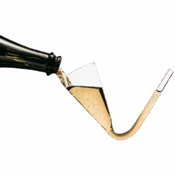 The Wine Savant Glass Champagne Shooter Glass Wine/Champagne Shooters Gifts, Party Games For Guests & Entertainment - Fun Champagne Glasses 6 Oz. – Reusable (2)