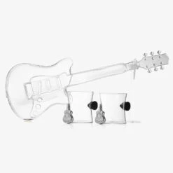 Electric Guitar Whiskey & Wine Decanter With 2 Pick Whiskey Glasses, Acrylic Stand & Case - 34 OZ Glass 16" L For Whiskey Music Lover & Rock N Roll Gifts Musician Music Lovers, Guitar Loves Gifts -Refined Spirits Store 51preB7sjQL. AC SL1500