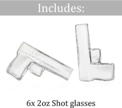 Pistol Whiskey Gun Decanter & Pistol Shot Glasses Set - Comes With A Large Carrying Case - Drinking Party Accessories, Great Gift 14 Pistol Whiskey Gun Decanter & Pistol Shot Glasses Set - Comes With A Large Carrying Case - Drinking Party Accessories, Great Gift -Refined Spirits Store 61 Xq JlOnL. AC SL1500