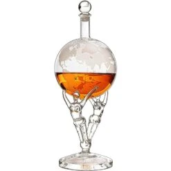 Love Crystal Decanter, For Wine & Whiskey The Wine Savant - 12" Tall - Spirits, Whiskey, Scotch, Bourbon, Cognac And Brandy - 500mL - By The Wine Savant - Lovers Globe Spouse, Partner Gifts -Refined Spirits Store 61 fZQ9c8pL. AC SL1500