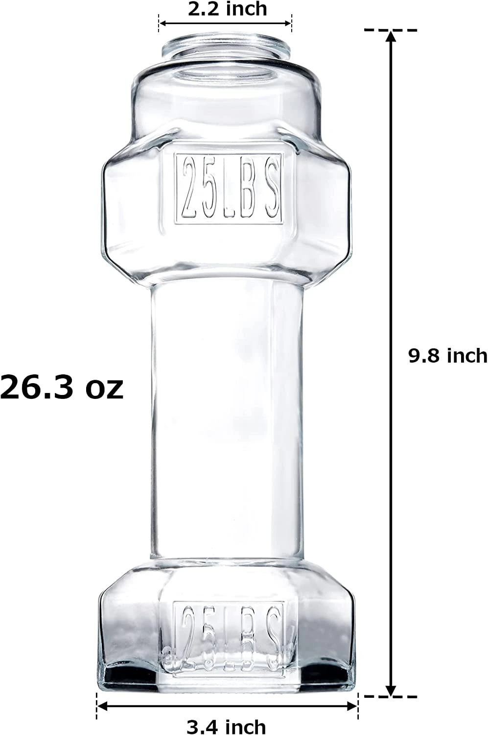 The Wine Savant Set Of 4, Dumbbell Beer & Whiskey Glasses, Giant Lifting Beers 26oz Glass | Large Weightlifting To Scale Funny Beer Mug | For Men & Women Cool Beer Glasses Perfect, Gifts For Dad 6 The Wine Savant Set Of 4, Dumbbell Beer & Whiskey Glasses, Giant Lifting Beers 26oz Glass | Large Weightlifting To Scale Funny Beer Mug | For Men & Women Cool Beer Glasses Perfect, Gifts For Dad - Image 6