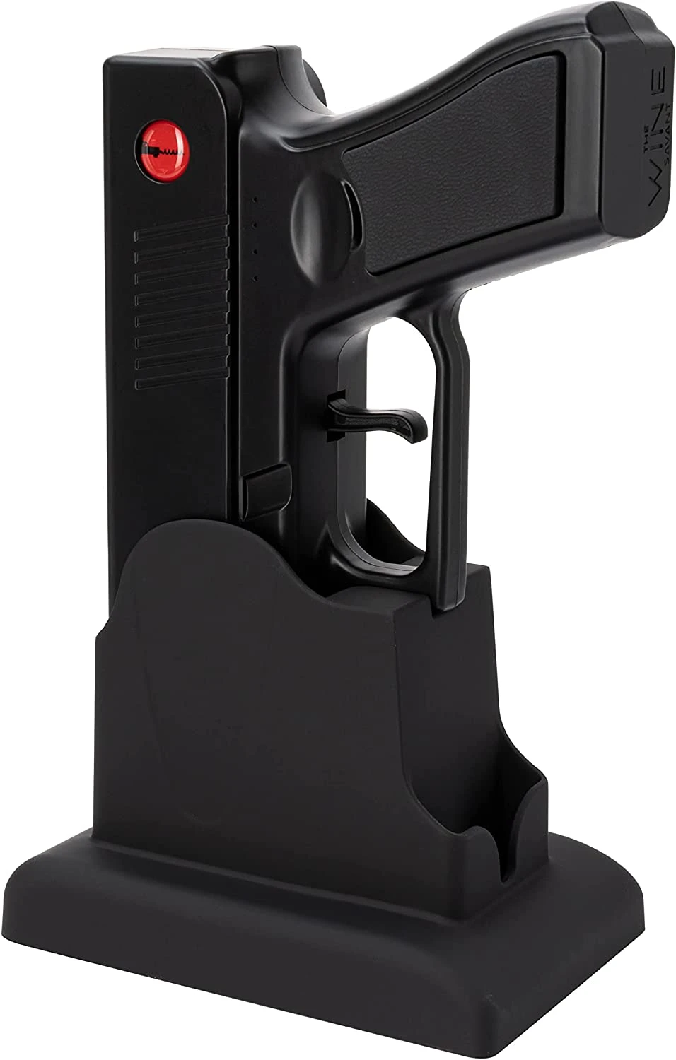 Electric Gun Wine Corkscrew Bottle Opener - Rechargeable Holster Base Cordless Battery - Automatically Open Wines - Multifunctional Electronic Cork Puller - Guns Enthusiasts Gift & Vino Lovers (Black) 7 Electric Gun Wine Corkscrew Bottle Opener - Rechargeable Holster Base Cordless Battery - Automatically Open Wines - Multifunctional Electronic Cork Puller - Guns Enthusiasts Gift & Vino Lovers (Black) - Image 7