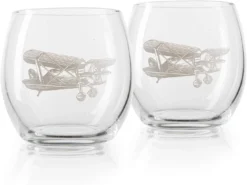 (EU ONLY) Whiskey-Dekanter-Set Und Gläser, Antikes Holz-Flugzeug – The Wine Savant Whiskey Geschenkset Und 2 Flugzeuggläser, Pilotengeschenk Mit Beweglichen Teilen, Alkoholbezogenes Geschenk, Groß, 53.3 Cm -Refined Spirits Store 618CauQpV0L. AC SL1500