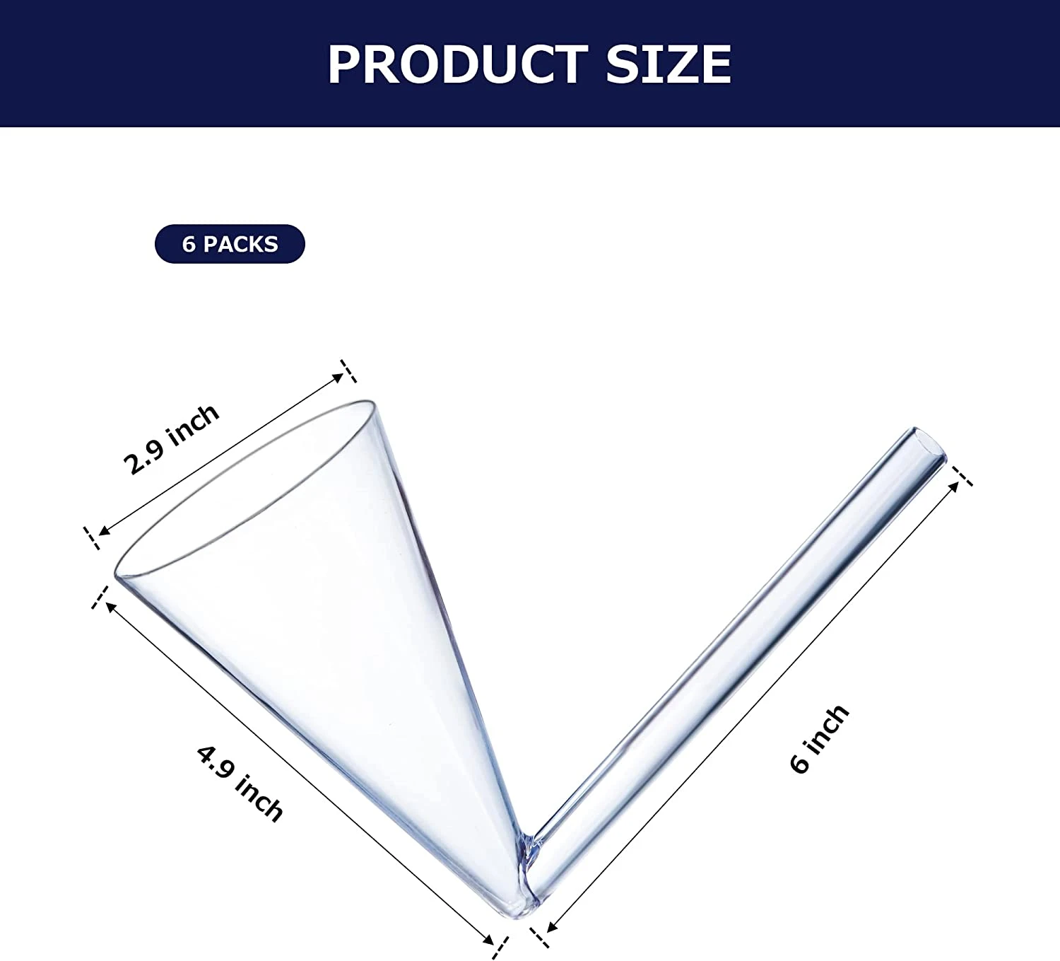 Champagne Shooter - Chug Flutes Guzzler Glasses Unique Gifts For Bachelorette Party Favors & White Elephant Gifts, Drinking Games - Bubbly Champagnes Prosecco & More Bong Style, Reusable Acrylic 6pk 8 Champagne Shooter - Chug Flutes Guzzler Glasses Unique Gifts For Bachelorette Party Favors & White Elephant Gifts, Drinking Games - Bubbly Champagnes Prosecco & More Bong Style, Reusable Acrylic 6pk - Image 8