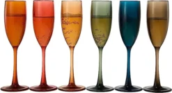 Unbreakable Pastel Color Acrylic Champagne Flutes Glasses | Set Of 6 | European Style Toasting Cups 100% Tritan Drinkware, 5 Oz Dishwasher Safe BPA-free Plastic, Perfect For Wedding, Poolside Outdoors 13 Unbreakable Pastel Color Acrylic Champagne Flutes Glasses | Set Of 6 | European Style Toasting Cups 100% Tritan Drinkware, 5 Oz Dishwasher Safe BPA-free Plastic, Perfect For Wedding, Poolside Outdoors -Refined Spirits Store 61NKY6IEMAL. AC SX679