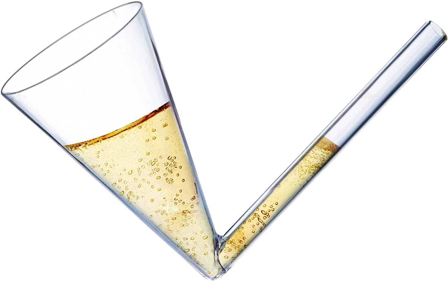 Champagne Shooter - Chug Flutes Guzzler Glasses Unique Gifts For Bachelorette Party Favors & White Elephant Gifts, Drinking Games - Bubbly Champagnes Prosecco & More Bong Style, Reusable Acrylic 6pk 4 Champagne Shooter - Chug Flutes Guzzler Glasses Unique Gifts For Bachelorette Party Favors & White Elephant Gifts, Drinking Games - Bubbly Champagnes Prosecco & More Bong Style, Reusable Acrylic 6pk - Image 4