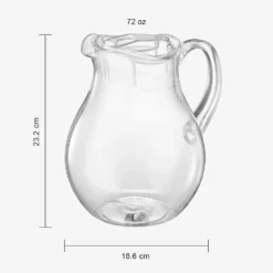 Unbreakable Acrylic Beverage Pitcher With Lid (72 Oz) 9 Unbreakable Acrylic Beverage Pitcher With Lid (72 Oz) -Refined Spirits Store 61OnocIrVCL. AC SL1500