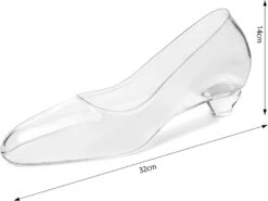 The Wine Savant Large Glass Stiletto Jewlery Holder, Ring Holder, Organizer For Jewelry, Heel Dish, Trinket Tray Necklace And Earring Holder, Jewelry Dish, Gift For Mom, Wife, Girlfriend 13x5.5 -Refined Spirits Store 61at70q UL. AC SL1500