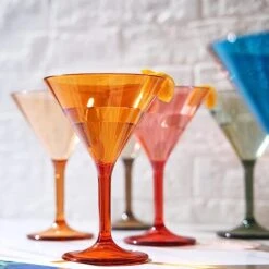 Unbreakable Pastel Color Acrylic Martini Glasses | Set Of 6 | European Style Cocktail Cups 100% Tritan Drinkware, 5 Oz Dishwasher Safe BPA-free Plastic, For Wedding, Poolside Indoors & Outdoors 11 Unbreakable Pastel Color Acrylic Martini Glasses | Set Of 6 | European Style Cocktail Cups 100% Tritan Drinkware, 5 Oz Dishwasher Safe BPA-free Plastic, For Wedding, Poolside Indoors & Outdoors -Refined Spirits Store 61bMDCnvMjL. AC SX679