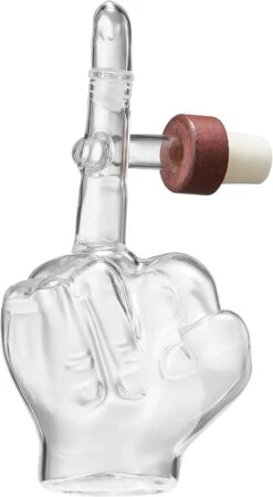 Italian Wine Aerator Decanter, Aerator Pourer, Red & White In Bottle Aerators, Makes Your Wines Taste Better, Italian Design Decanter, Whiskey & Spirits Gifts, 2x5" Areadivino Aerator Clear - Finger -Refined Spirits Store 61btPyloX L. AC SL1500
