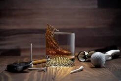 The Wine Savant Golf Ball Whiskey Glasses Set Of 2-8oz Golf Gifts - Unique Whiskey Golf Glasses Set - Golf Gifts For Men & Women - Gifts For Golfers Golf Accessories Golf Ball Glasses (2 Pack) -Refined Spirits Store 61dZ9eN6XbL. AC SX522