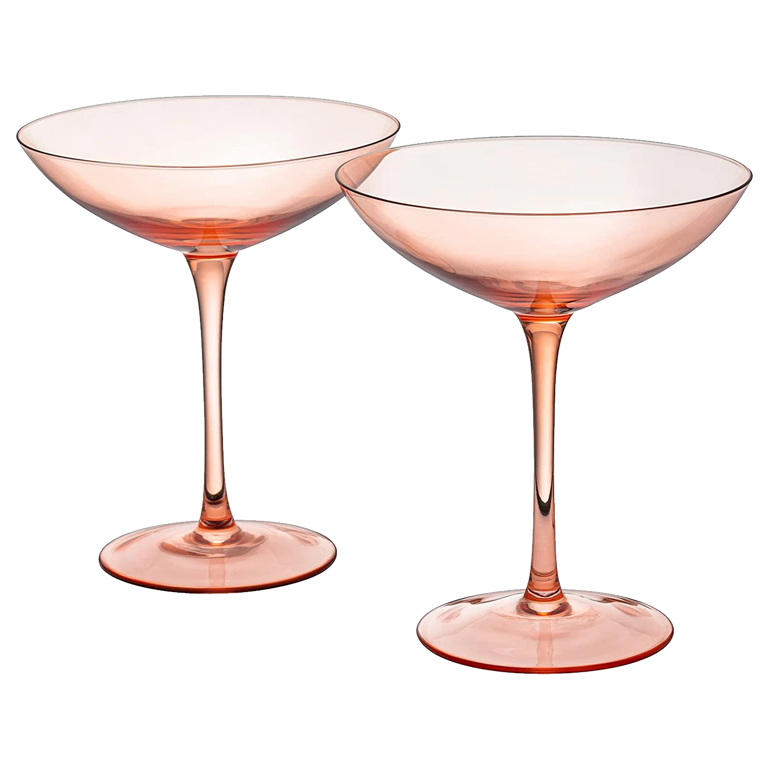 The Wine Savant Champagne Coupes 12oz Colorful Champagne Glasses, Prosecco, Mimosa Glasses Set, Cocktail Glass Set, Bar Glassware Luster Glasses (2, Orange) 1 The Wine Savant Champagne Coupes 12oz Colorful Champagne Glasses, Prosecco, Mimosa Glasses Set, Cocktail Glass Set, Bar Glassware Luster Glasses (2, Orange)