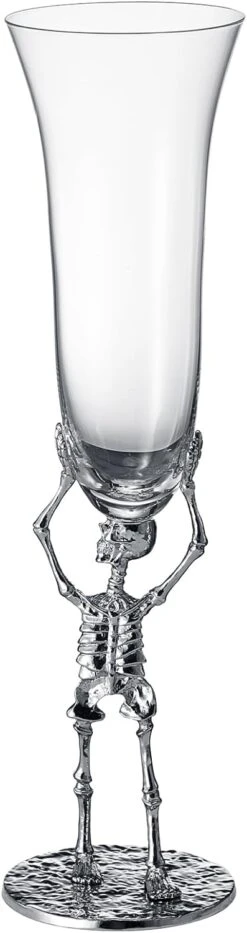 Skeleton Champagne Flute Glass | Single | 7.5oz Halloween Skeleton Glasses 10" H, Goth Gifts, Skeleton Gifts, Skeleton Decor, Spooky Wine Gift Set, Perfect For Halloween Themed Parties 7 Skeleton Champagne Flute Glass | Single | 7.5oz Halloween Skeleton Glasses 10" H, Goth Gifts, Skeleton Gifts, Skeleton Decor, Spooky Wine Gift Set, Perfect For Halloween Themed Parties -Refined Spirits Store 61uu48hHMiL. AC SL1500