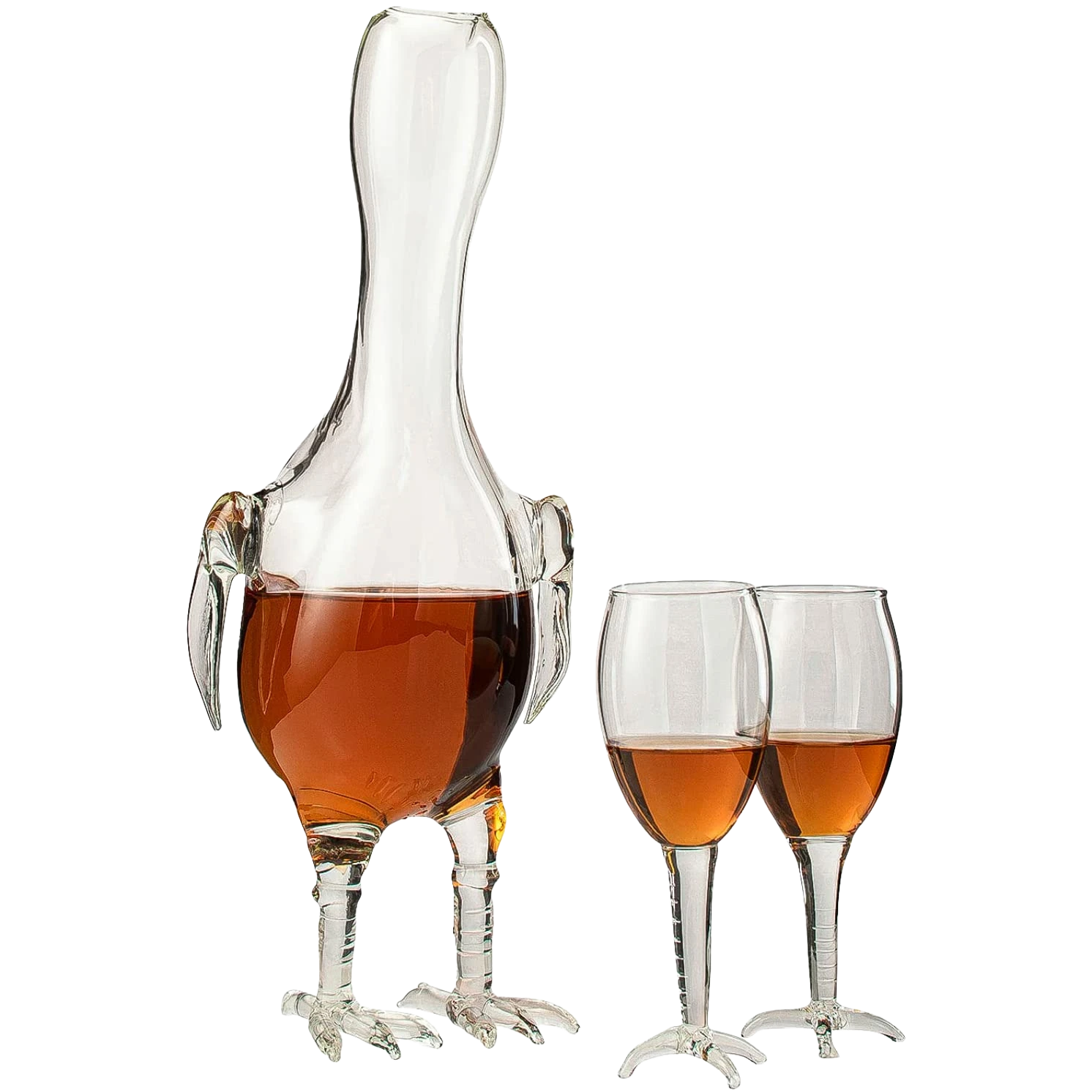 Cock - Chicken Decanter 500ml Whiskey And Wine Decanter Set With 2 Whiskey Glasses - By The Wine Savant, Rooster Glass Decanter For Whiskey, Scotch, Spirits, Wine Or Vodka For Whiskey Lovers 1 Cock - Chicken Decanter 500ml Whiskey And Wine Decanter Set With 2 Whiskey Glasses - By The Wine Savant, Rooster Glass Decanter For Whiskey, Scotch, Spirits, Wine Or Vodka For Whiskey Lovers
