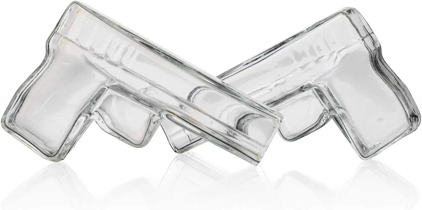 Pistol Whiskey Gun Decanter & Pistol Shot Glasses Set - Comes With A Large Carrying Case - Drinking Party Accessories, Great Gift 8 Pistol Whiskey Gun Decanter & Pistol Shot Glasses Set - Comes With A Large Carrying Case - Drinking Party Accessories, Great Gift - Image 8