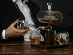 (CANADA ONLY) Antique Ship Decanter Set By The Wine Savant -Refined Spirits Store 698 1 bba690c7 328f 4824 b1bb 7e239bcffc6f