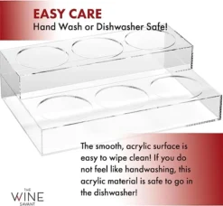 Acrylic Bottle Holder, Coffee Syrup Rack Display Case | 2-Tiered 6 Bottle | Wine Bar Bottle Rack, Clear Shelf Rack For Kitchen, Countertop, Fridge Pantry Storage Organizer - Wine, Soda, Cans, Liquor 9 Acrylic Bottle Holder, Coffee Syrup Rack Display Case | 2-Tiered 6 Bottle | Wine Bar Bottle Rack, Clear Shelf Rack For Kitchen, Countertop, Fridge Pantry Storage Organizer - Wine, Soda, Cans, Liquor -Refined Spirits Store 710K msO CL. AC SX679