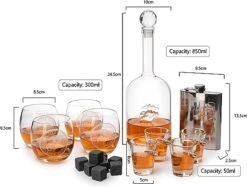 Marine Big Box Wall Decor Murphy With Decanter, 4 Whiskey Glasses, 4 Shot Glasses, Marine Flask, Marine Gifts 9 Marine Big Box Wall Decor Murphy With Decanter, 4 Whiskey Glasses, 4 Shot Glasses, Marine Flask, Marine Gifts -Refined Spirits Store 710XuKlIHHL. AC SX522