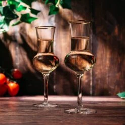 The Wine Savant Crystal Set Of 6 Grappa Glasses 3oz Post Dinner Drinks, Italian Tulip Shape, Tasting Glasses, Perfect For Nosing And Sipping, Glasses For Absinthe, Aperol, Sherry, Aperitif, Scotch -Refined Spirits Store 718E9M4YP3L. AC SL1500
